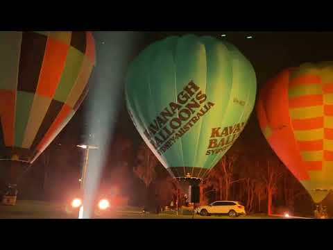Balloon glow event
