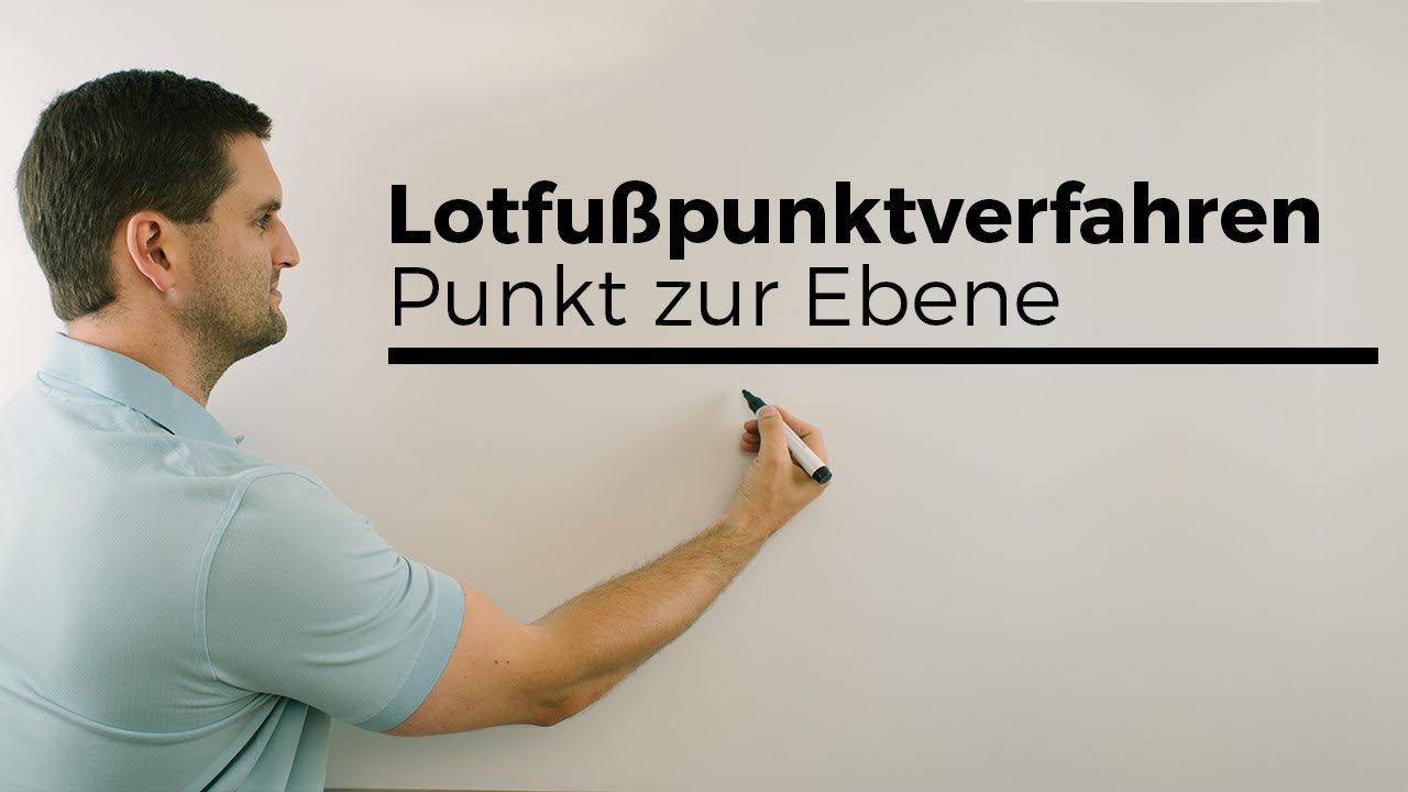 Featured image of post Lotfu punktverfahren Lotfu punktverfahren abstand punkt gerade vektorgeometrie mathe by daniel jung