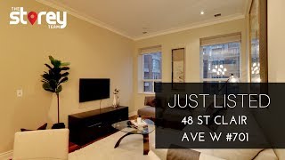 Just Listed Toronto Condo 1 Den 2 Bathroom 48 St Clair Ave W