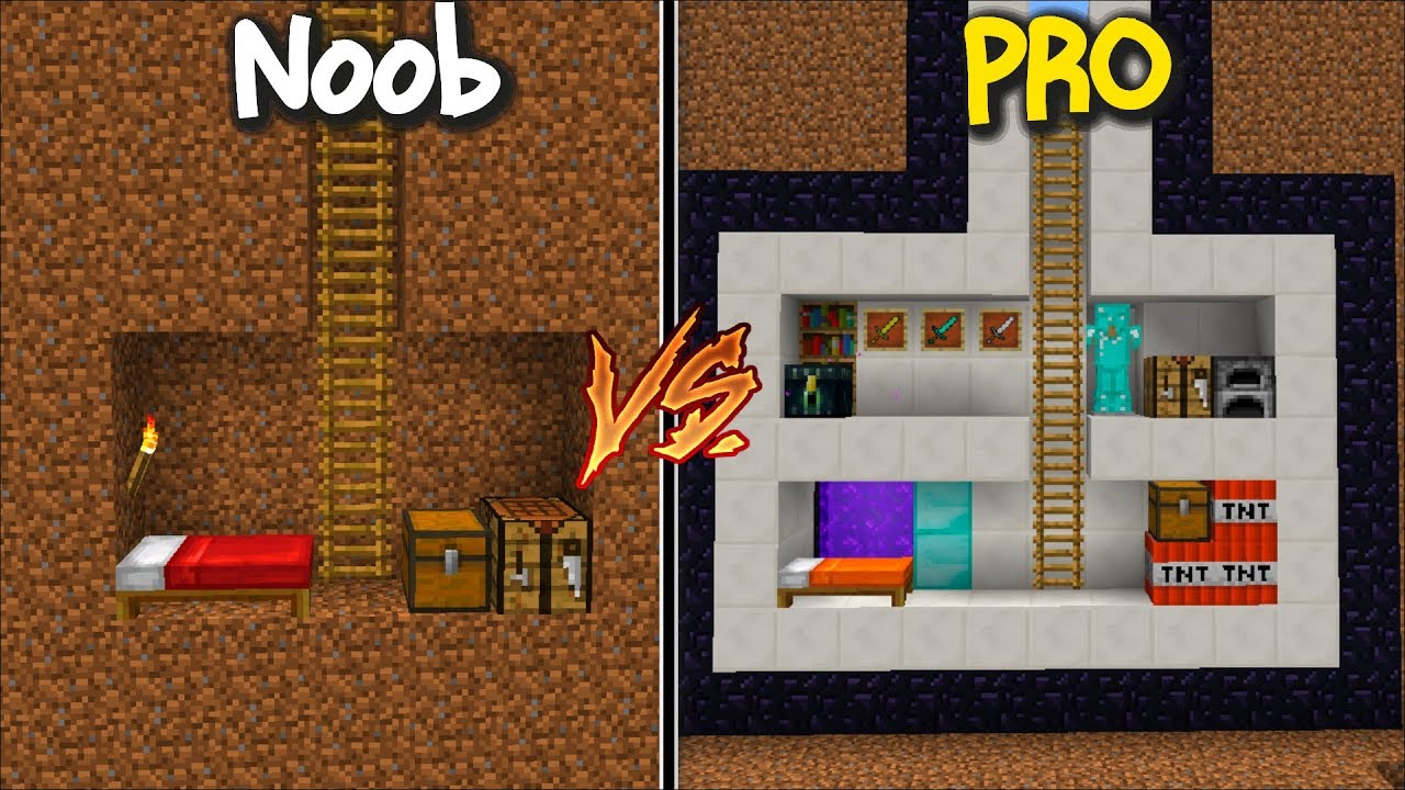 Minecraft Noob Vs Pro Secret Base In My Zombie House Minecraft Mods Youtube - noob spawner zombie spawner roblox