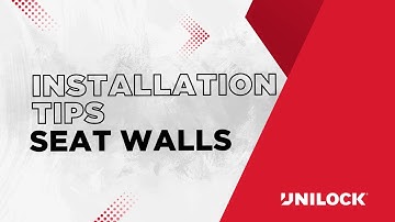 Expert Tips on How to Install Unilock Seat Walls