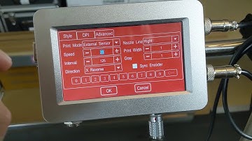 Meenjet MX1 Printer - How to Adjust Print Speed