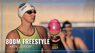 Ledecky Kicks Off The Final Night With Dominant Swim in 800M Freestyle | 2024 TYR Pro Swim Series