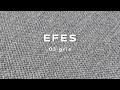 Vidéo: Tapis tissé effet laine gris EFES 03