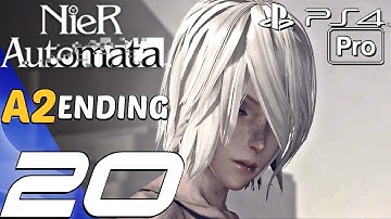 Nier Automata - Gameplay Walkthrough Part 20 - 9S Final Boss & A2 Ending (PS4 PRO)