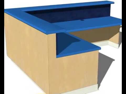 Build A Reception Desk - YouTube