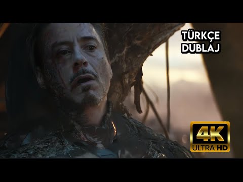 AVENGERS ENDGAME | TONY STARK ÖLÜM SAHNESİ | 4K TÜRKÇE DUBLAJ