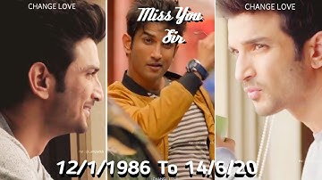 Mujhe khone ke baad whatsapp status(Teri zikir) Sushant Singh Rajput Sir Sad Feeling Deilouge