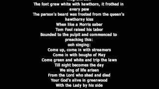 Emerald Rose - Merry May Folk with lyrics on screen chords