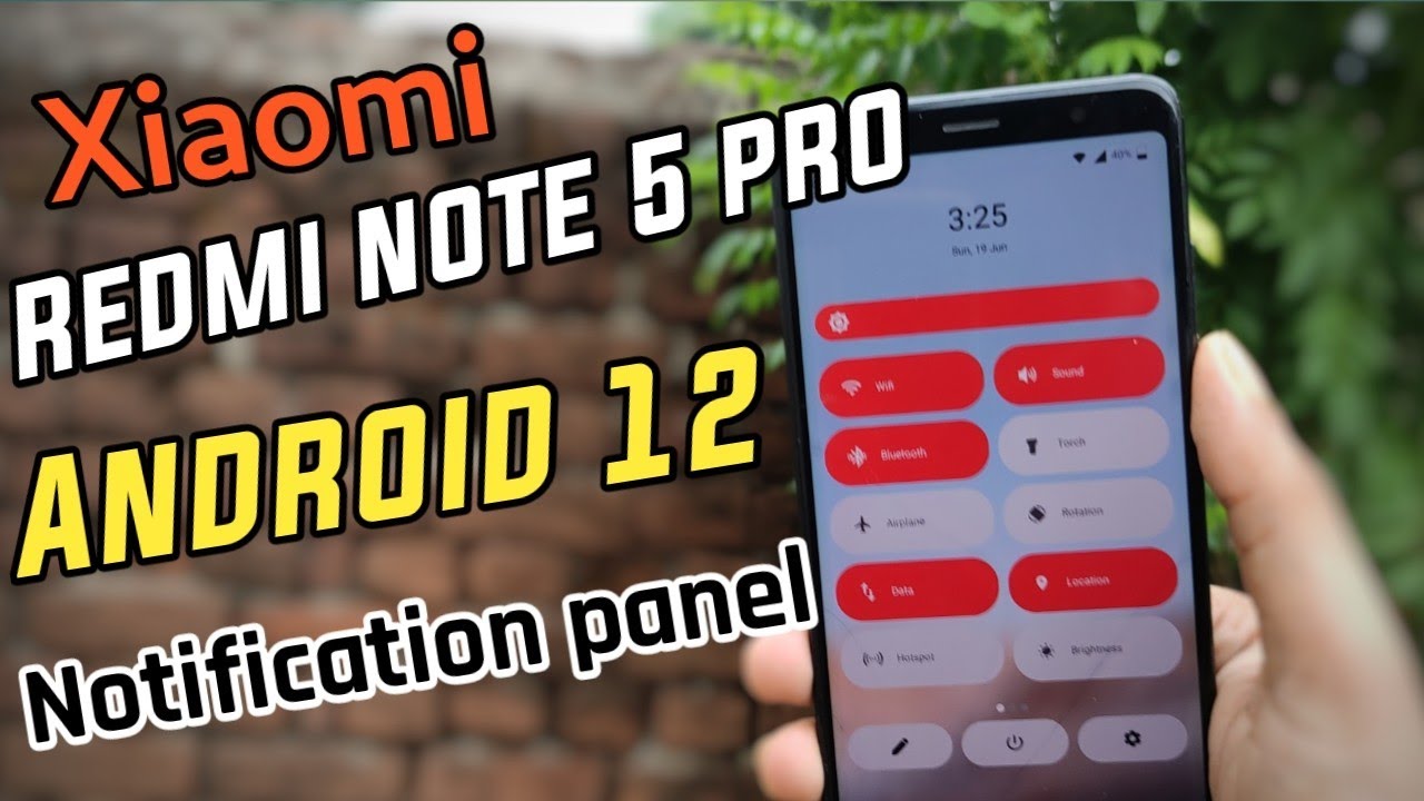 Android 12 Notification Panel for (POCO, Redmi note 5 pro) Any Android ...