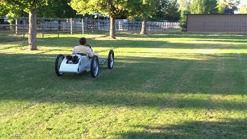 Cyclekart   1919 AV Monocar chassis test drive