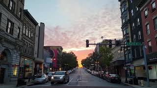 Easton, Pennsylvania, sunset 