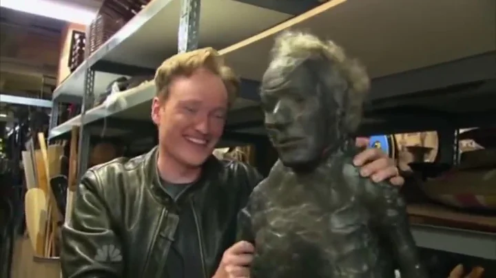 Conan O'Brien visits the Universal Studios Prop Wa...