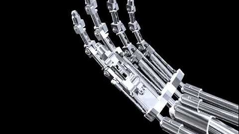 3Ds Max terminator hand amination special material testing video.avi