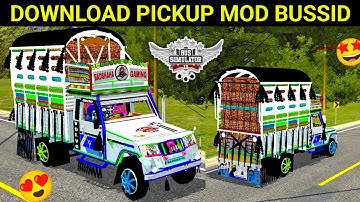 Modified Pickup Mod for Bus Simulator Indonesia | Badshah Gaming Pickup Mod | How to Add Pickup mod