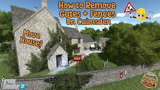 How to Remove Gates, Fences, Hedges & Cars On Calmsden Farm - FS22 screenshot 4