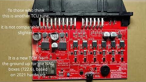 A demonstration of the insane shift speed of my custom 722.6 TCM
