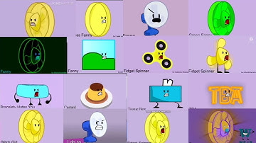 BFDI Auditions but with 16 other animations