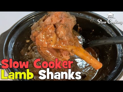 8 HOUR LAMB SHANKS SLOW COOKER RECIPE. 