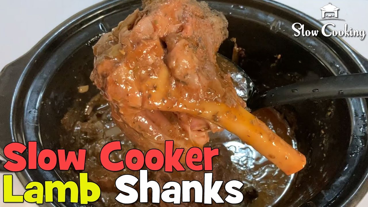 Super Delicious & Easy Lamb Shanks in the Slow Cooker Recipe