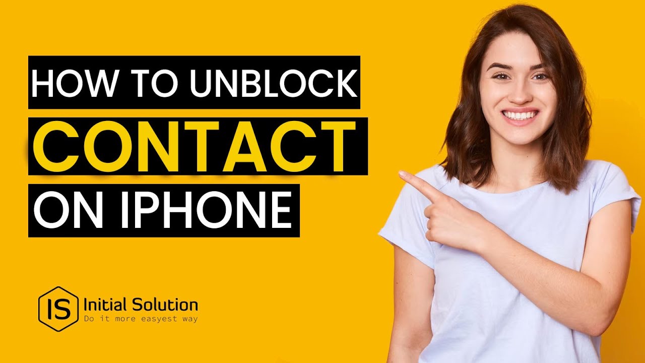 How to unblock a contact on iPhone 2024(Education purposes) Initial