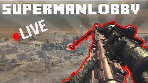 Supermanlobbys LIVE #1 [MW2 Out of Map Trickshotting]