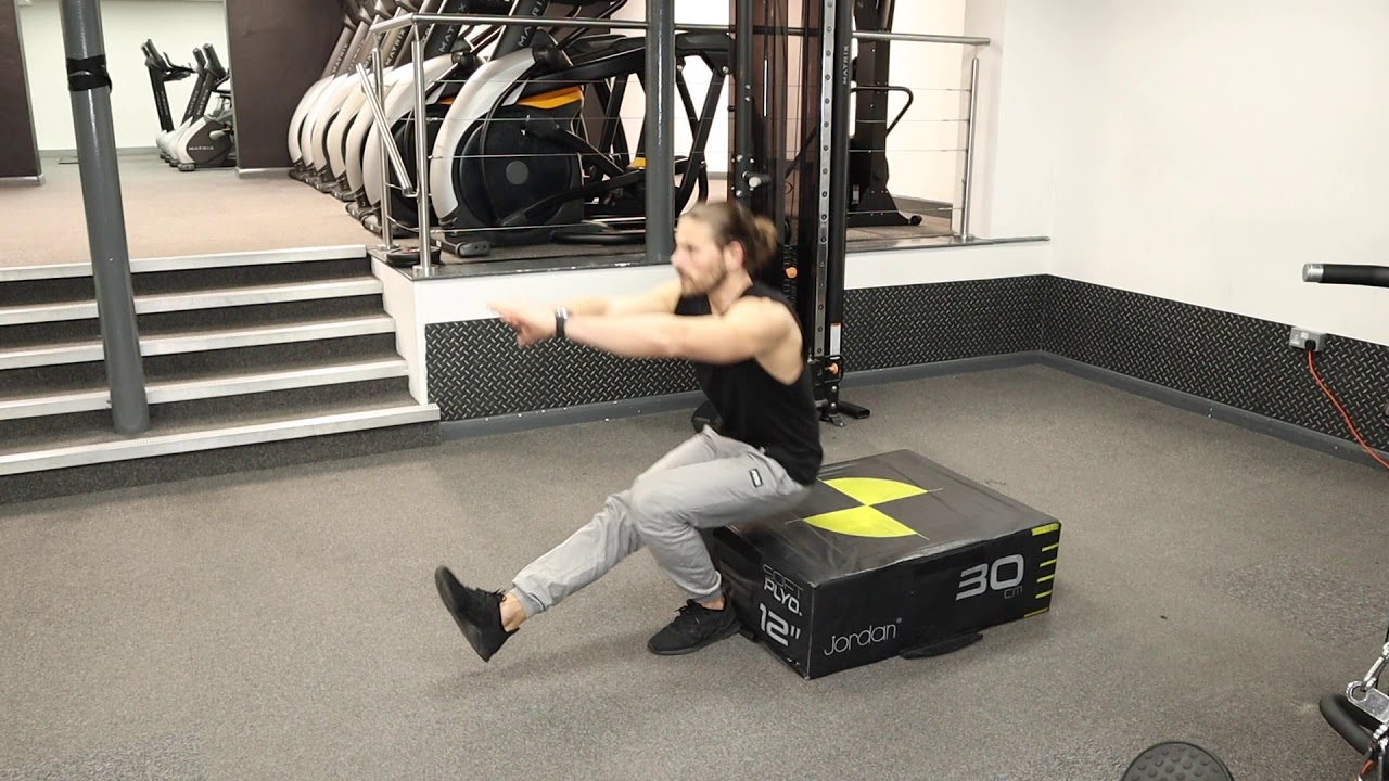 Pistol Squat to Box (1 Up 2 Down) - YouTube
