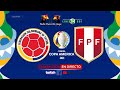 Colombia vs Perú | En Vivo Formato Radio | Copa América