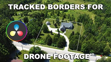 Create Tracked Borders for Drone footage in Davinci Resolve