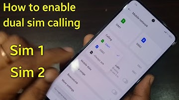 How to enable dual sim calling  ask for sim 1 sim 2 | 2024