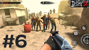 ZOMBIE HUNTER : D-DAY 2 || Chapter - 3 / Stage 1 - 4 || Android Gameplay [Part-6]