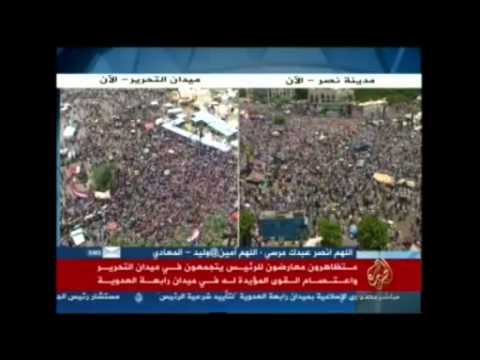 متابعة للمظاهرات المعارضة والمؤيدة للرئيس محمد مرسي 30