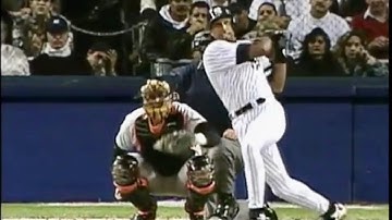 John Sterling Tribute: Bernie Williams Walk Off Home Run 1996 ALCS Game 1 (WABC Audio)