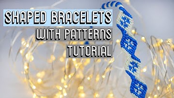 SHAPED BRACELETS TUTORIAL [CC] || Friendship Bracelets