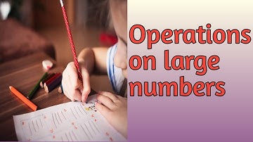 Class 5th subtraction | Operations on large numbers|