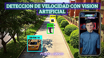 DETECCION DE VELOCIDAD CON VISION ARTIFICIAL | Python OpenCV