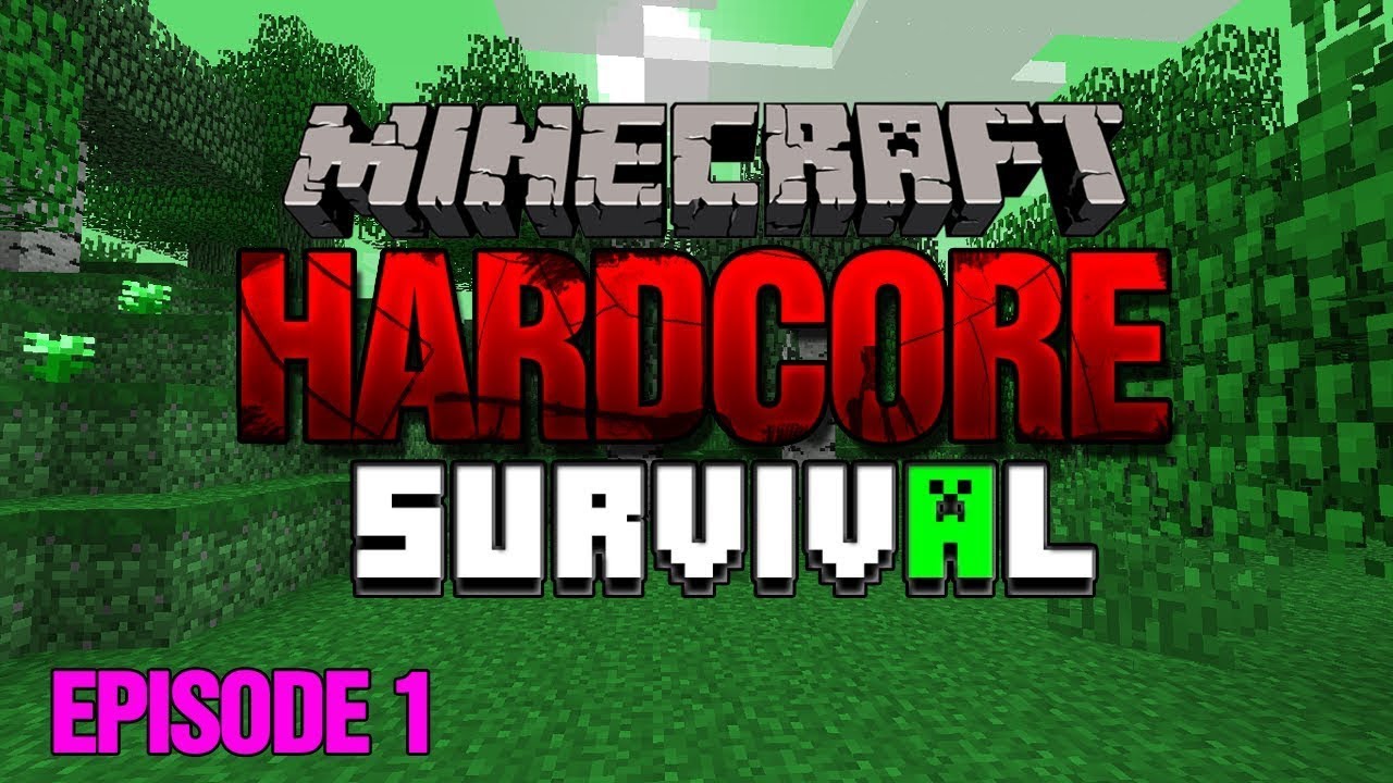 Minecraft hardcore survival ep 1 😁😁😧 - YouTube