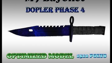 CS:GO M9 BAYONET Dopler phase 4 HD skin for cs 1.6