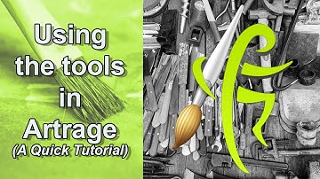 Artrage 6 TUTORIAL Tools, Workflow, & Creating STENCILS on the Fly