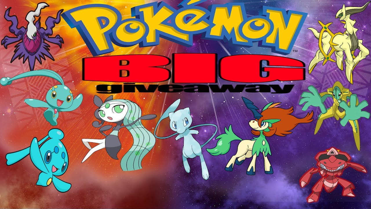 Epic Shiny Event Pokemon Sun and Moon Giveaway including