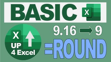 How to use the ROUND formula in Excel