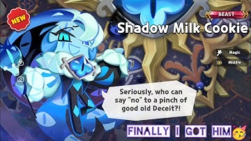 finally I got shadow milk cookie | crk | cookie run kingdom