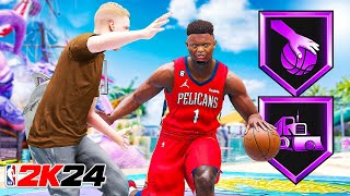 The POWER of HOF PHYSICAL HANDLES & BULLDOZER BADGE in NBA 2K24