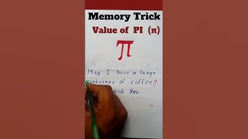 How to memorize the value of PI (π) | Memorized value of pi with easy tricks | Maths memory tricks