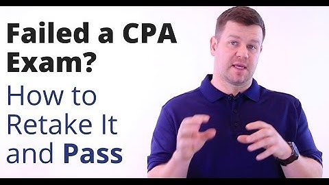 Failed CPA Exam? How to Retake It and Pass