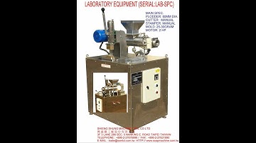 SSMTCL - Soap machine - pilot machine - LAB machine