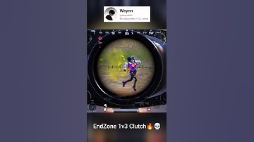 EndZone 1v3 Clutch 🔥💀 #bgmi #shorts