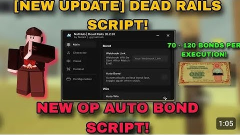 [Update] Dead Rails Script Auto bond Script!
