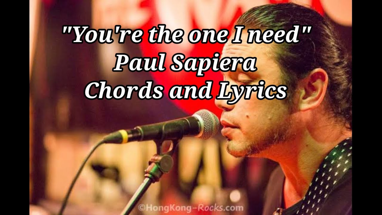 You're all i need Lyrics and Chords version - YouTube