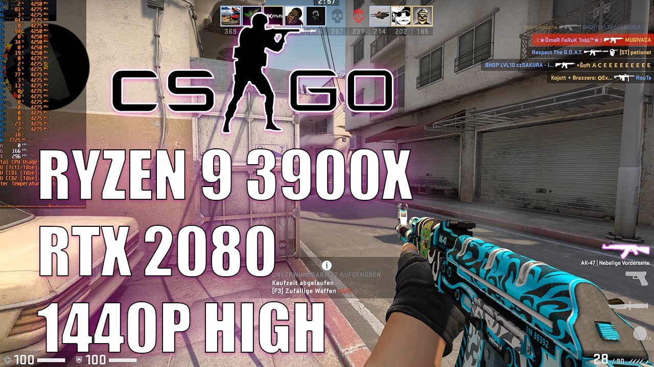 CS:GO - Ryzen 9 3900x + RTX 2080 - 1440P High | DerBerny - YouTube